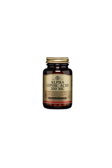 Solgar Alpha Lipoic Acid 200 mg 50 Kapsül ürün görseli 1