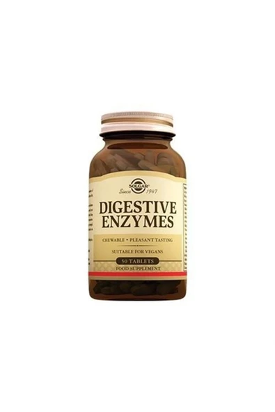 Solgar Digestive Enzymes 50 Tablet ürün görseli 1