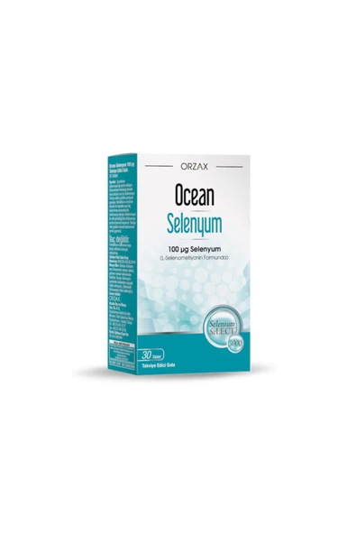 Ocean Selenyum 100 mcg 30 Tablet Selenyum İle Zenginleştirilmiş Gıda Takviyesi.orzx ürün görseli 1
