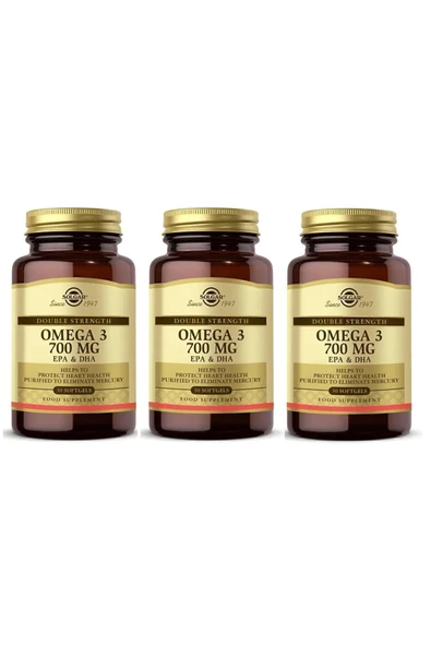 Solgar Omega-3 700 Mg 30 Softgel 3 Adet ürün görseli 1