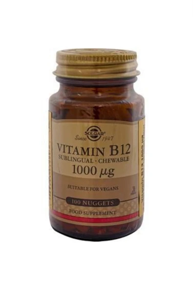 Solgar Vitamin B12 1000 Mcg 100 Tablet ürün görseli 1