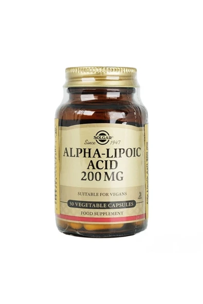 Solgar Alpha Lıpoıc Acıd 200 Mg 50 Kapsül ürün görseli 1