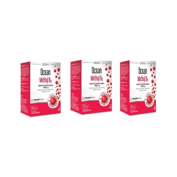 Ocean Methyl B12 1000 MG/10ML Sprey 3 Kutu ürün görseli 1