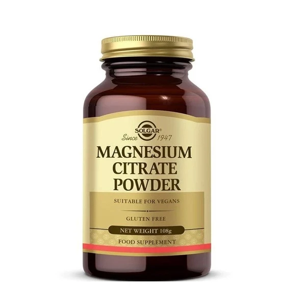Solgar Magnesıum Cıtrate Powder Toz 108 Gr. ürün görseli 1