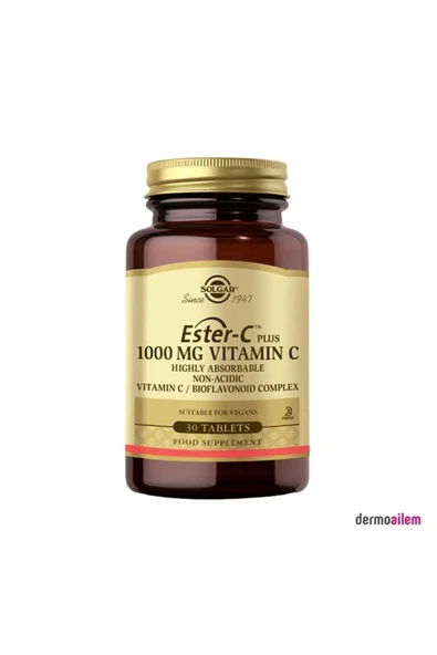 Solgar Ester-c Plus 1000 Mg 30 Tablet ürün görseli 1