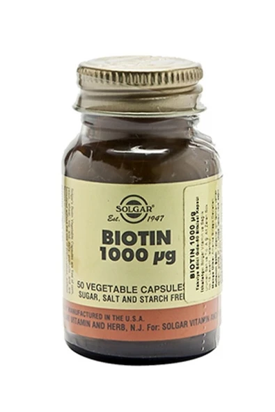 Solgar Biotin 1000 Mcg 50 Kapsül - Resim 2