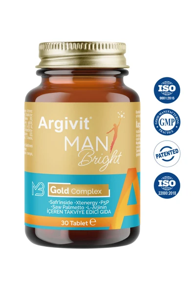Argivit Man Bright 30 Tablet - Resim 2