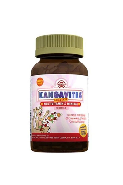 Solgar Kangavites Multivitamin & Mineral 60 Çiğneme Tableti ürün görseli 1