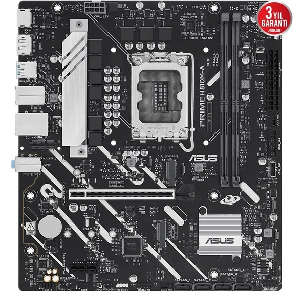 ASUS PRIME H810M-A-CSM SOKET 1851 ANAKART ürün görseli 1