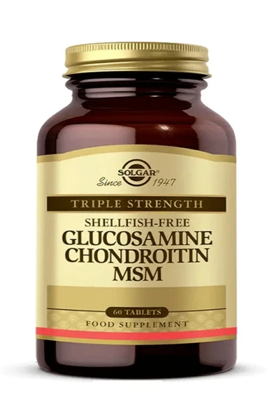 Solgar Glucosamine Chondroitin Msm 120 Tablet - Resim 3