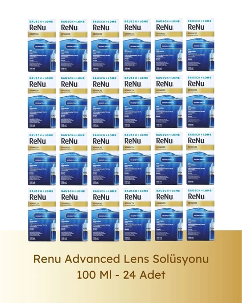 Renu Advanced Çok Amaçlı  Lens Solüsyonu 100 ml 24 Lü Paket ürün görseli 1