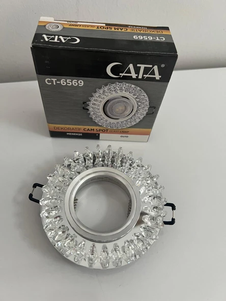 CATA DEKORATİF CAM SPOT (CT-6569 MENEKŞE) ürün görseli 1