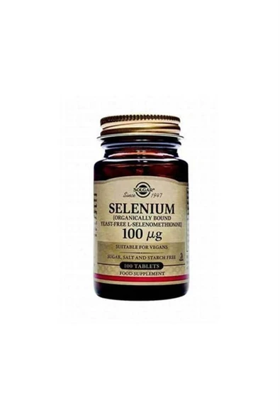 Solgar Selenium 100 mcg 100 Tablet ürün görseli 1