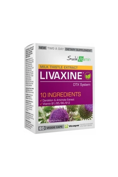 Suda Vitamin Lıvaxıne 60 Kapsül - Resim 2