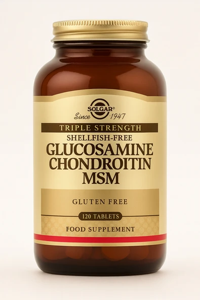 Solgar Glucosamine Chondroitin Msm 120 Tablet Glukozamin Kondroitin Msm 120 ürün görseli 1