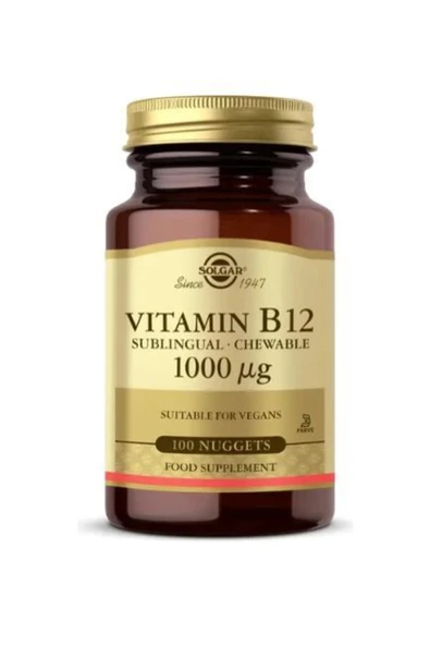 Solgar Vitamin B12 1000 Mcg 100 Tablet ürün görseli 1