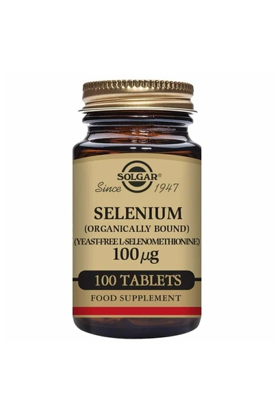 Solgar Selenium 100mcg 100 Tablet ürün görseli 1