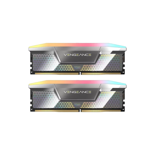 Corsair Vengeance RGB 48 GB (2x24) 8400 MHz CL40 CMHC48GX5M2X8400C40 DDR5 Ram ürün görseli 1