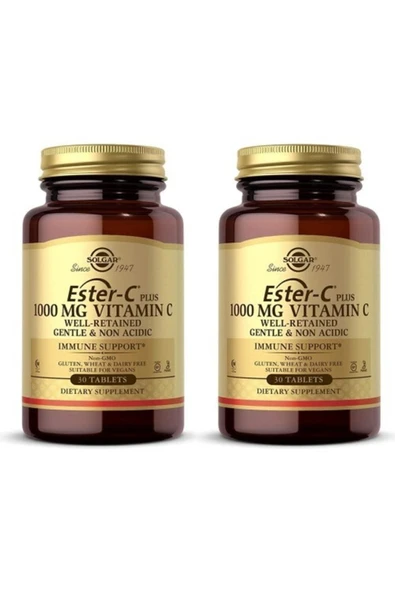 Solgar Ester-c Plus 1000 Mg 30 Tablet 2 Adet ürün görseli 1
