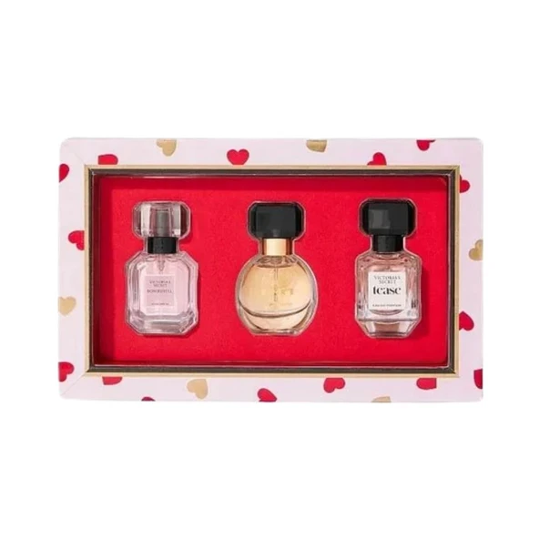 Victoria's Secret Bombshell EDP 7,5 ml + Bare EDP  7,5 ml + Tease EDP 7,5 ml Kadın Parfüm Seti ürün görseli 1