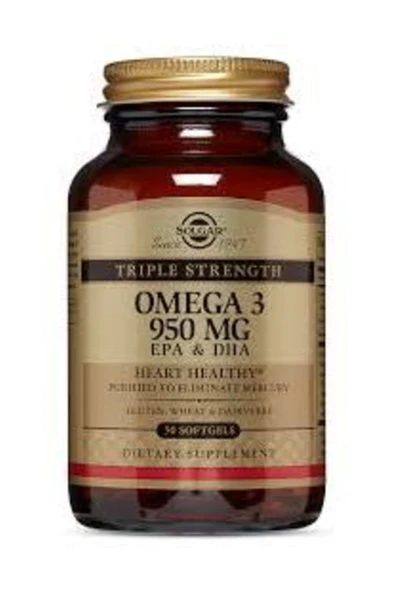 Solgar Omega3 950mg 50 Kapsül ürün görseli 1