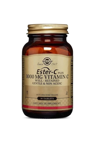 Solgar Ester-c Plus 1000 Mg 30 Tablet ürün görseli 1