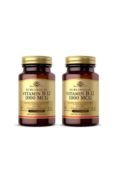 Solgar Vitamin B12 1000 Mcg 100 Tablet 2 Adet ürün görseli 1