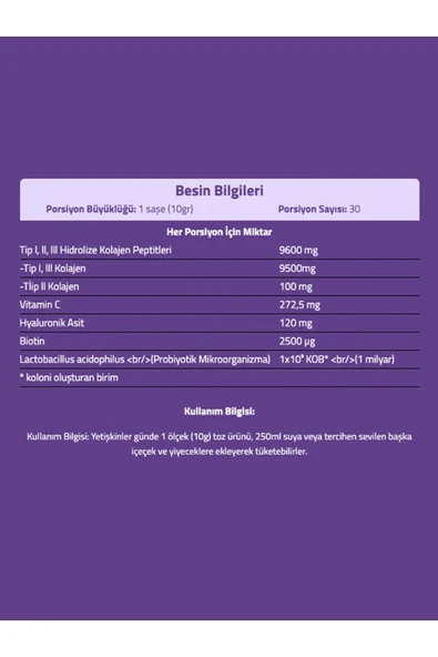 Suda Collagen Multiform Aromasız 10 gr x 30 Saşe - Resim 2