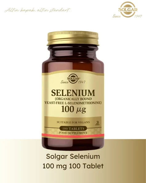 Solgar Selenium 100 mg 100 Tablet ürün görseli 1