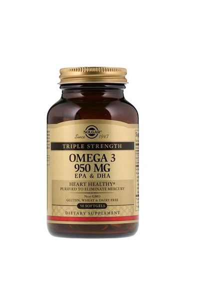 Solgar OMEGA 3 950 MG 50 SOFT JEL ürün görseli 1