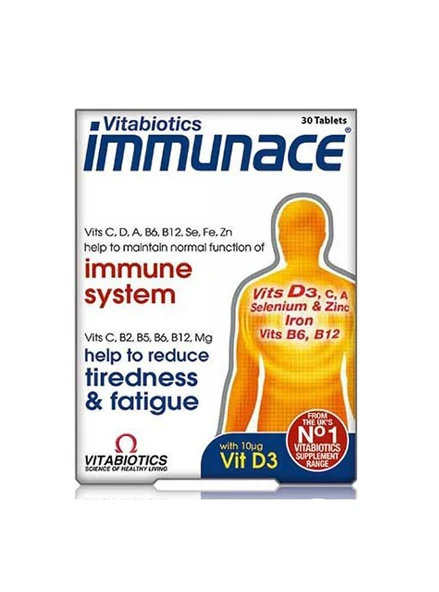 Vitabiotics İmmunace 30 Tablet ürün görseli 1