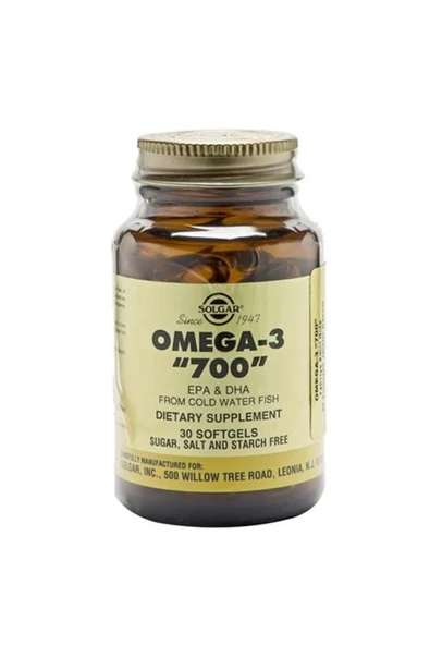Solgar Omega 3 700 30 Soft Jel ürün görseli 1