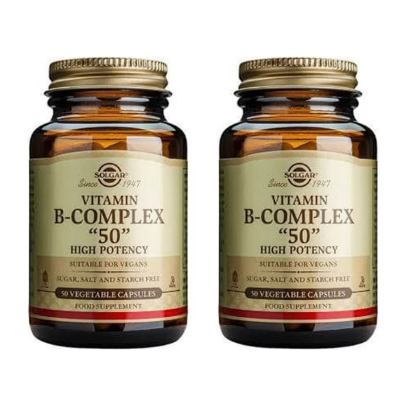 Solgar Vitamin B Complex &Quot;50&Quot; 50 Kapsül 2 Adet ürün görseli 1