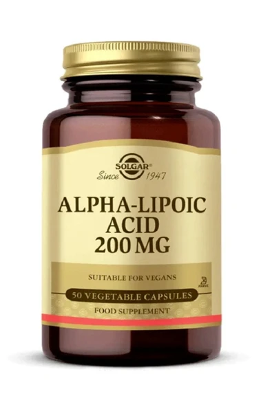 Solgar Alpha Lipoic Acid 200 Mg 50 Kapsül - Resim 2