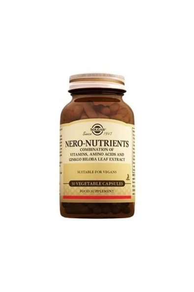 Solgar Nero Nutrients 30 Kapsül ürün görseli 1