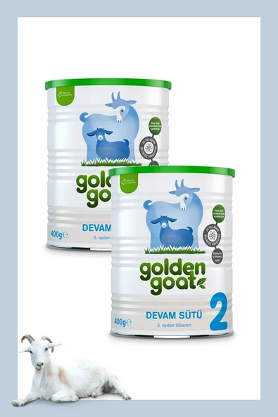 Golden Goat Keçi Devam Sütü 2 Numara 400 Gr 2'li Paket ürün görseli 1