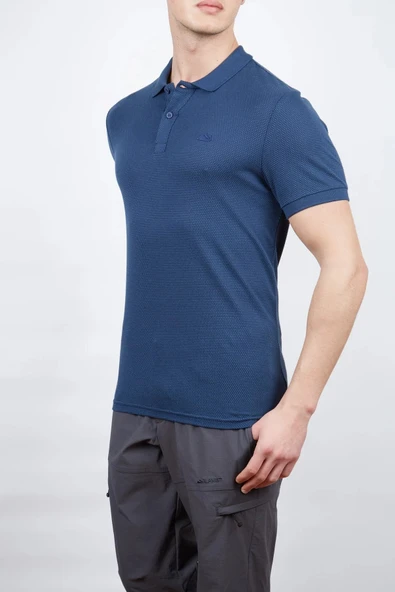 Alpinist Roc Erkek Polo T-Shirt Indigo ürün görseli 1