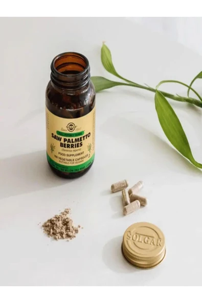 Solgar Saw Palmetto Berries 100 Kapsül - Resim 3
