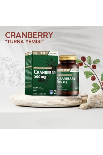 Nutraxin Cranberry 60 Tablet - Resim 4