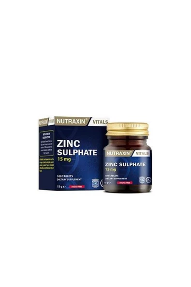Nutraxin Zinc 15 mg 100 Tablet ürün görseli 1
