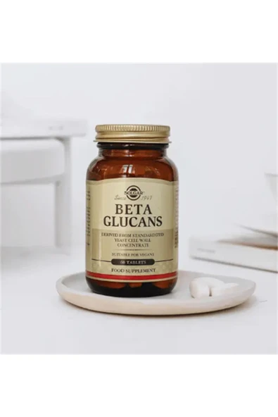Solgar Beta 1,3 Glucans 60 Tabs - Resim 4