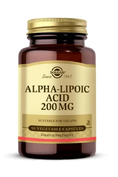 Solgar Alpha Lipoic Acid 200 mg 50 Kapsül 2 Adet - Resim 3