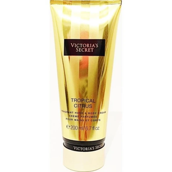 Victoria's Secret Tropical Citrus Fragrant Hand&Body Cream 200 ml Kadın Vücut Kremi ürün görseli 1