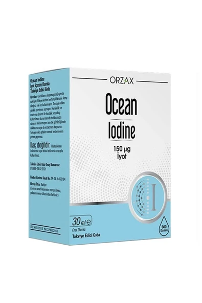 Ocean Iodine 150 g İyot Takviye Edici Gıda 30 ml ürün görseli 1