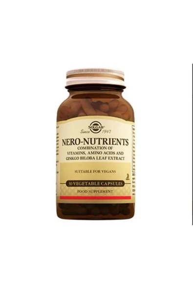 Solgar Nero Nutrients 30 Kapsül ürün görseli 1