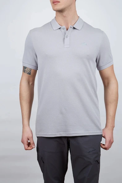 Alpinist Roc Erkek Polo T-shirt Gri ürün görseli 1
