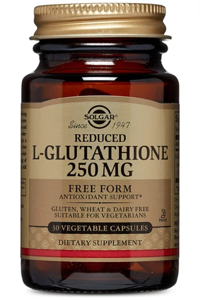 Solgar Reduced L-Glutathione 250 mg 30 Kapsül ürün görseli 1