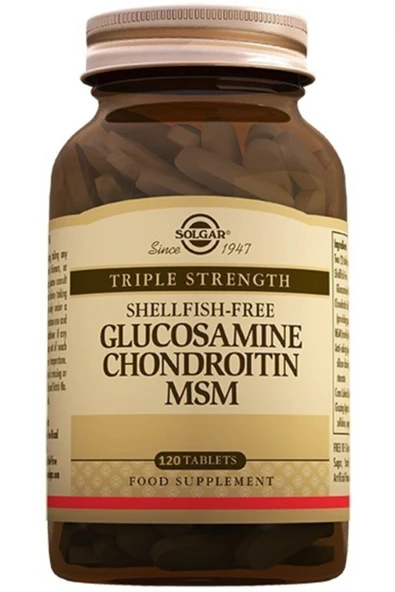 Solgar Glucosamine Chondroitin Msm 120 Tablet ürün görseli 1