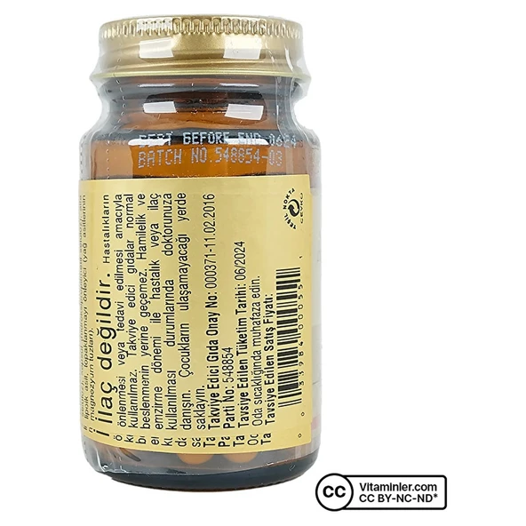 Solgar Alpha Lipoic Acid 60 Mg 30 Kapsül - Resim 3