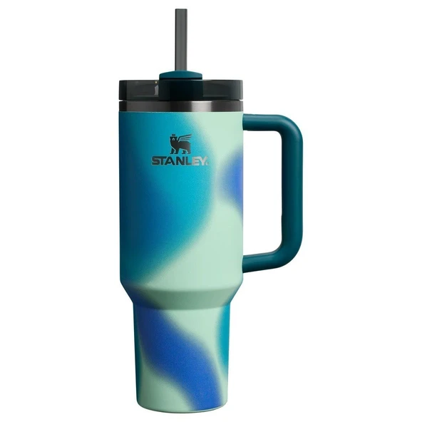 Stanley The Quencher H2.O FlowState Tumbler 1.18 LT Coastal Teal Motion ürün görseli 1